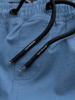 Men's JOGGER pants with stand-off and zippered cargo pockets - blue V7 OM-PAJO-0135