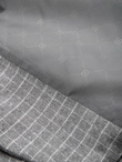 Men's checkered blazer with wool - grey V1 OM-BLZB-0117