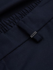 Męskie spodnie chino z gumką w pasie SLIM FIT - granatowe V3 OM-PACP-0157