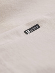 Men's unprinted longsleeve with v-neck - light beige V1 OM-LSBL-0108