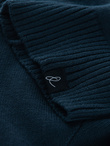 Men's cotton knit winter beanie hat - navy blue V4 OM-ACWH-0124