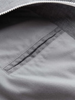 Men's lightweight sports jacket with fleece lining - gray V3 OM-JANP-0136