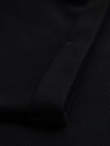 Men's knit shorts with rolled up legs - black V2 OM-SRCS-0170