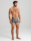 Men's cotton boxer shorts with logo - 3-pack mix V3 OM-UNBO-0105