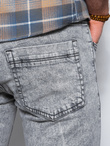 Spodnie męskie jeansowe SKINNY FIT - szare V1 P1062
