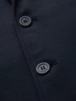 Men's SLIM knit jacket with subtle texture - navy blue V3 OM-BLZB-0101