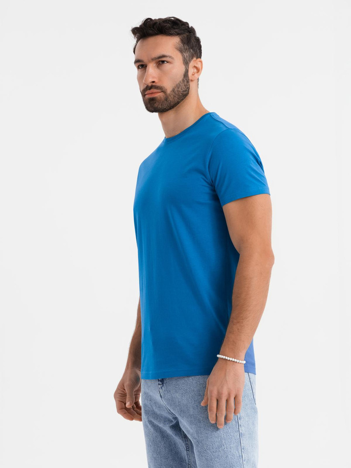 Classic BASIC men's cotton T-shirt - sand V11 OM-TSBS-0236