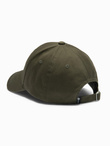 Men's one-color baseball cap - khaki V5 OM-ACCS-0105 