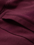 Men's pre-knee BASIC sweat shorts - maroon V3 OM-SRBS-0149