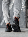Men's casual sneakers T388 - black V4