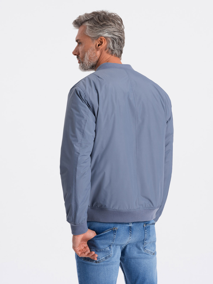 Men's bomber jacket - blue V16 C538