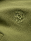 Men's BASIC single color pique knit polo shirt - olive V21 OM-POBS-0100