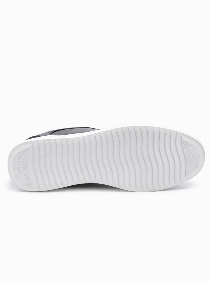 Casualowe buty męskie sneakersy OLDSCHOOL – czarne V2 T393