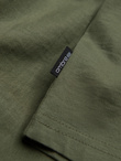 BASIC men's classic cotton T-shirt - khaki V6 OM-TSBS-0146
