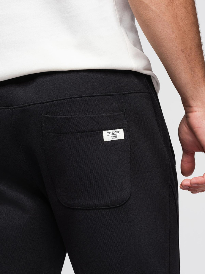 Men's jogger sweatpants - black V5 OM-PABS-0173