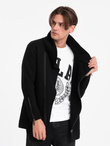 Rozpinana bluza męska ze stójką LONDON - czarna B1362