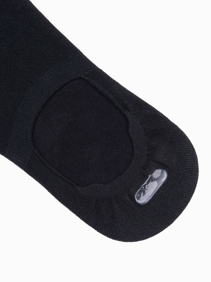 Skarpety męskie stopki 4-pak - szaro-czarne OM-SOSS-0104