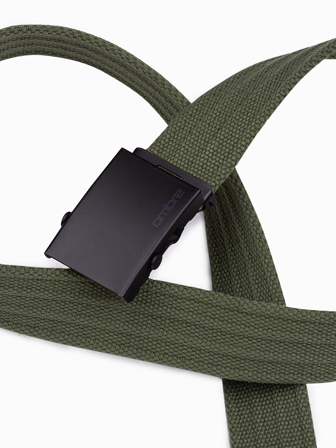 Men's sackcloth belt - olive A651
