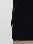 Men's printed cotton t-shirt - black V3 S1733