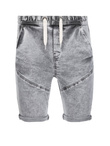 Men's denim shorts - grey W361