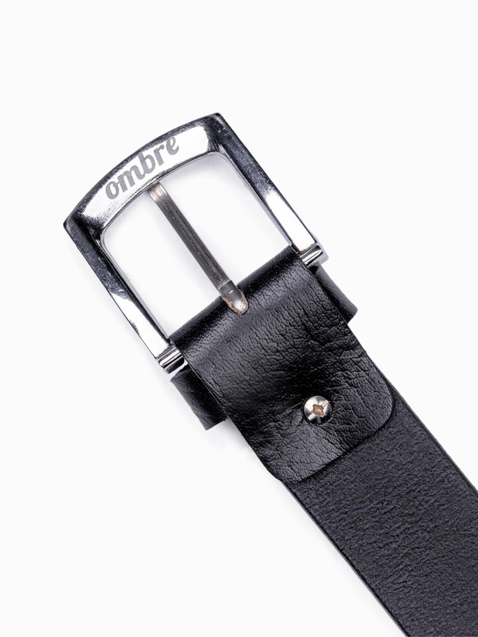 Men's leather accessories set - black A654