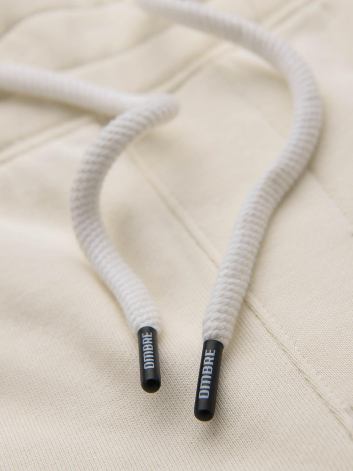 Men's jogger sweatpants - cream V11 OM-PABS-0173