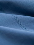 Men's cotton T-shirt with fine embroidery - dark blue V6 OM-TSCT-0170