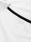 Men's signature elastane longsleeve with round neckline - white V1 OM-LSCL-0102