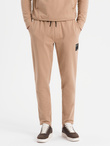 Men's sweatshirt set hoodie + sweatpants - brown V3 Z107