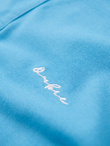 Cotton pique knit polo shirt - light blue V3 OM-POSS-0103
