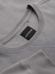 Unbuttoned men's sweatshirt with stand-up collar and hood - black V1 OM-SSZP-0216