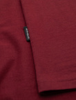 Classic BASIC men's cotton T-shirt - maroon V16 OM-TSBS-0236