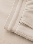 Men's knit shorts with rolled up legs - sand V3 OM-SRCS-0170