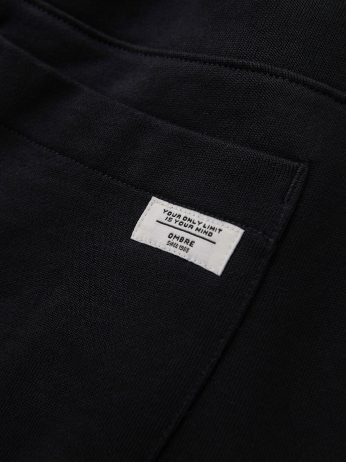 Men's jogger sweatpants - black V5 OM-PABS-0173