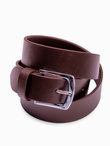 Men's leather accessories set - brown A654