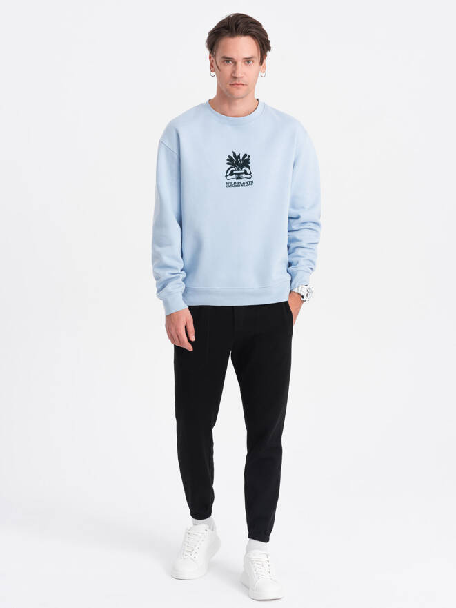 CARROT men's structured knit sweatpants - black V8 OM-PASK-0143
