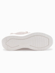 Men's slip-on sneaker shoes made of lightweight materials - beige V3 OM-FOKS-0149