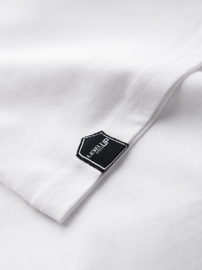 Men's longsleeve with contrasting raglan sleeves - white and maroon V2 OM-LSCL-0105