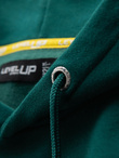 Unisex sweatshirt with pockets and hood - dark green V17 OU-SNBC-0105