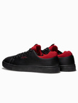 Półbuty męskie sneakersy - czarne V1 T333