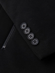Men's coat with asymmetrical fastening and high collar - light brown V4 OM-COWC-0120