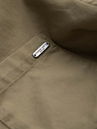 Men's cotton shirt with pocket REGULAR FIT - olive V2 OM-SHCS-0147