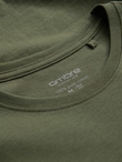 BASIC men's classic cotton T-shirt - khaki V6 OM-TSBS-0146