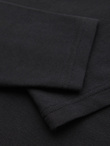 Longsleeve męski z kołnierzykiem polo BASIC – czarny V2 OM-POBL-0114
