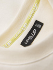 Classic unisex sweatshirt with round neckline - cream V2 OU-SNBC-0104