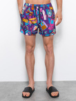 Men's swimming shorts - violet W318