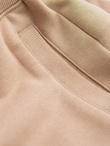 BASIC men's cotton sweatshorts - beige V6 OM-SRBS-0149