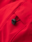 Men's jacket with fleece center SOFTSHELL-red V6 OM-JANP-0137