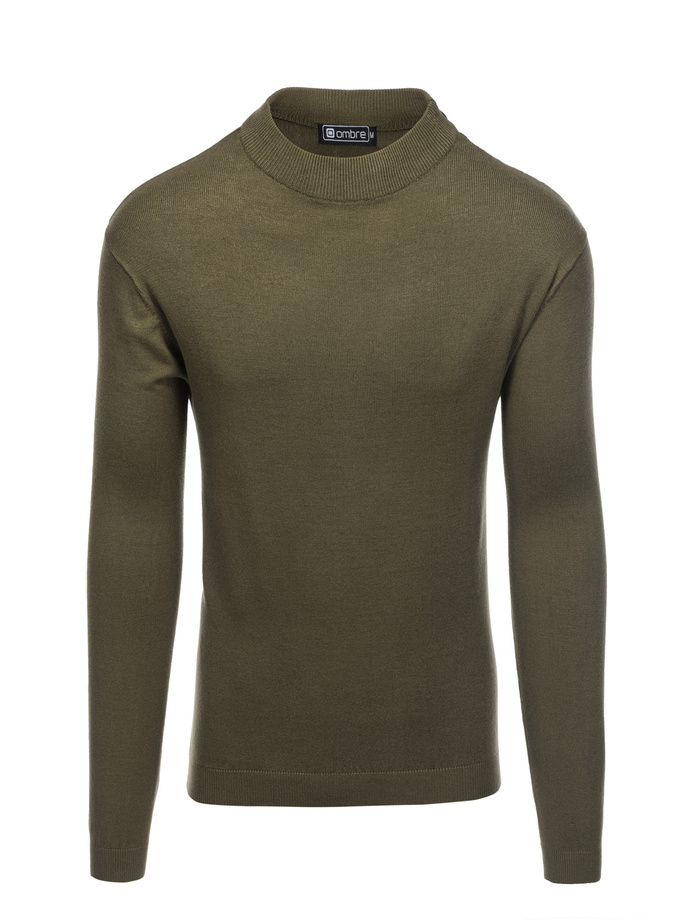 Men's sweater - dark olive V7 E178