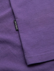 Męski klasyczny bawełniany T-shirt BASIC - fioletowy V13 OM-TSBS-0236